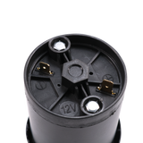 JDMSPEED 12V Black Loud Dual Trumpet Train Air Horn System Kit Car/Truck/Boat/Van