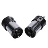 JDMSPEED Loud Dual Trumpet Train Air Horn System Kit Car/Truck/Boat 12V Chrome Color