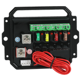 JDMSPEED Auxpower A24 4 Gang RGB Backlit Switch Panel Automatic Dimming 3 Lighting Modes