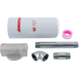 JDMSPEED 18GPM 3/4" 10Micron Particulate Filter for Diesel Gas Transfer Tanks Fuel Barrel