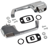 JDMSPEED NEW Pair Front Exterior Door Handle Chrome New For Chevy GMC 1967-1972