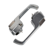 JDMSPEED NEW Pair Front Exterior Door Handle Chrome New For Chevy GMC 1967-1972