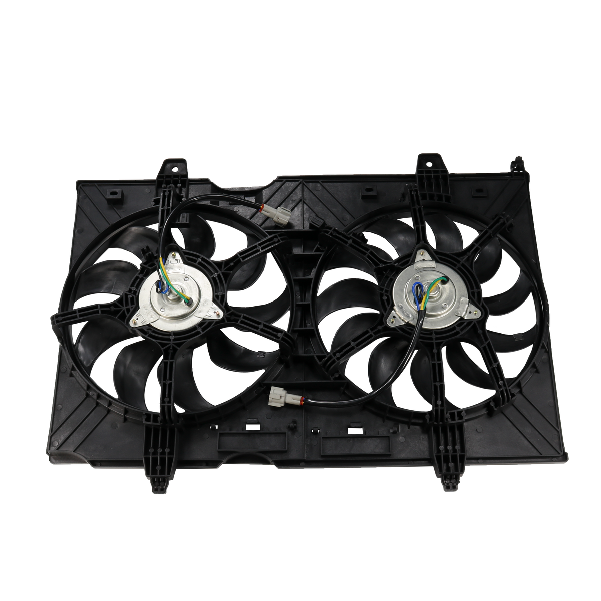 Dodge Intrepid Dual Radiator And Condenser Fan Assembly - View #9