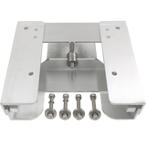 JDMSPEED Adjustable 4" Manual Jack Plate for Outboard Motor|Boat Steering System Upgrade