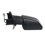 JDMSPEED Black Driver Side Mirror Power Heated LED Turn Signal Textured Left LH For Ford