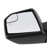 JDMSPEED Black Driver Side Mirror Power Heated LED Turn Signal Textured Left LH For Ford