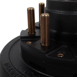 JDMSPEED 10,000# Hub Brake Drum 12-1/4x3-3/8" NEW 10K GD 13G Trailer Axle 9-123 8-415