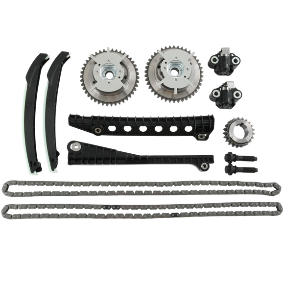 JDMSPEED New Timing Chain Kit Cam Phaser Set For 04-08 Ford Lincoln 5.4L Triton 3-Valve