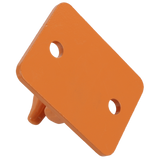 JDMSPEED NEW 2 Set Heavy Duty 3/8" Bolt On Grab Hooks For Loader Tractor Bucket Orange