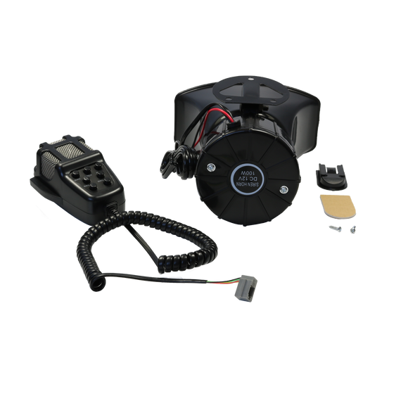 JDMSPEED DC12V 100W 7 Sound Loud Car Alarm Horn MIC System Universal Kit