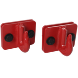 JDMSPEED Pack Of (2) 3/8" Bolt On Grab Hooks For Loader Tractor Bucket Heavy Duty Steel