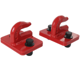 JDMSPEED Pack Of (2) 3/8" Bolt On Grab Hooks For Loader Tractor Bucket Heavy Duty Steel