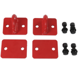 JDMSPEED Pack Of (2) 3/8" Bolt On Grab Hooks For Loader Tractor Bucket Heavy Duty Steel