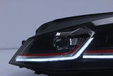 JDMSPEED Pair Front LED Headlight For 2013-18 Volkswagen VW Golf 7 w/ Sequence Indicator