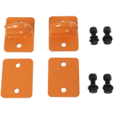 JDMSPEED NEW 2 Set Heavy Duty 3/8" Bolt On Grab Hooks For Loader Tractor Bucket Orange