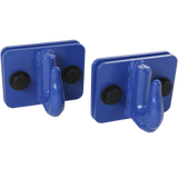 JDMSPEED NEW Blue 2 Set Heavy Duty 3/8" Bolt On Grab Hooks Fits Loader Tractor Bucket