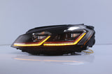 JDMSPEED Pair Front LED Headlight For 2013-18 Volkswagen VW Golf 7 w/ Sequence Indicator