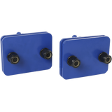 JDMSPEED NEW Blue 2 Set Heavy Duty 3/8" Bolt On Grab Hooks Fits Loader Tractor Bucket