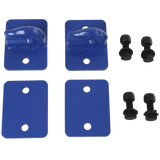 JDMSPEED NEW Blue 2 Set Heavy Duty 3/8" Bolt On Grab Hooks Fits Loader Tractor Bucket