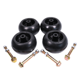 JDMSPEED (4) Hustler Mower Deck Wheel Fits Raptor SD, Super Z, Hustler Sport, FasTrak SD