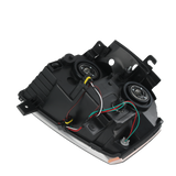 JDMSPEED Pair Headlights Chrome Lamps 4-Door NEW For Jeep 2005-2007 Grand Cherokee