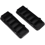 JDMSPEED 2x Back Panel Cab Air Vent Relief Grille For Chevrolet Silverado Sierra 1999-22