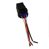 JDMSPEED 4x Heavy Duty 12V 40A Car Auto 5 Pins & Wire Relay Waterproof Plug Socket Set