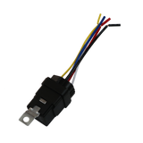JDMSPEED 4x Heavy Duty 12V 40A Car Auto 5 Pins & Wire Relay Waterproof Plug Socket Set
