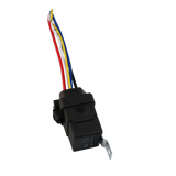 JDMSPEED 4x Heavy Duty 12V 40A Car Auto 5 Pins & Wire Relay Waterproof Plug Socket Set