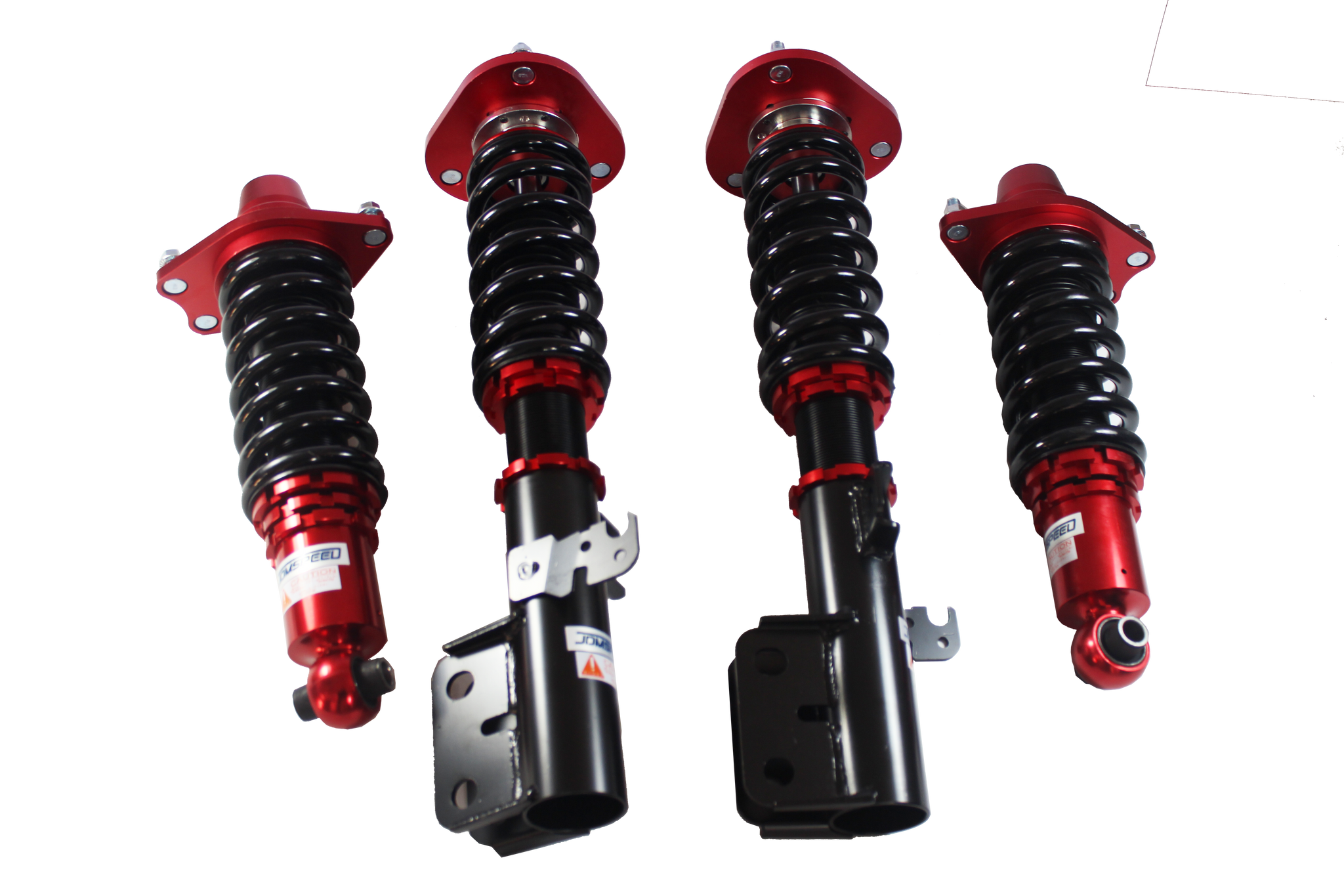 JDMSPEED Red Front & Rear Full Coilover Struts For 2005-2010 Scion tC ...