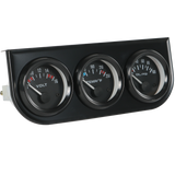 JDMSPEED 2" 52mm 3-in-1 Auto Car Triple Gauge Set NEW Water Temp Oil Pressure Volt Meter