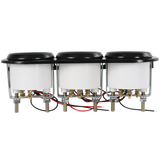 JDMSPEED 2" 52mm 3-in-1 Auto Car Triple Gauge Set NEW Water Temp Oil Pressure Volt Meter