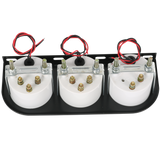 JDMSPEED 2" 52mm 3-in-1 Auto Car Triple Gauge Set NEW Water Temp Oil Pressure Volt Meter