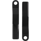 JDMSPEED 2pcs Heavy Duty AR400 Steel Fits Mower King Skidsteer Brush Hog Cutter Blades