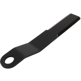 JDMSPEED 2pcs Heavy Duty AR400 Steel Fits Mower King Skidsteer Brush Hog Cutter Blades