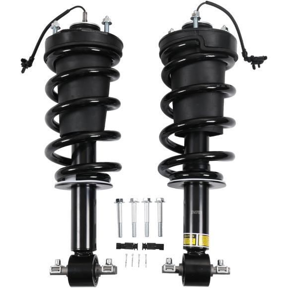 JDMSPEED 2x Front Shock Struts Assys For Escalade Tahoe GMC Sierra Denali 1500 84176631