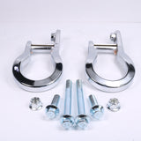 JDMSPEED 2X Chrome Front Tow Hooks For 19-22 Chevrolet Silverado 1500 Next Gen 84195899