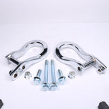 JDMSPEED 2X Chrome Front Tow Hooks For 19-22 Chevrolet Silverado 1500 Next Gen 84195899