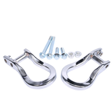 JDMSPEED 2X Chrome Front Tow Hooks For 19-22 Chevrolet Silverado 1500 Next Gen 84195899