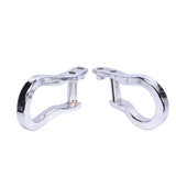 JDMSPEED 2X Chrome Front Tow Hooks For 19-22 Chevrolet Silverado 1500 Next Gen 84195899
