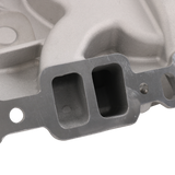 JDMSPEED Dual Plane Front Intake Manifold Fit for Small Block Chevy SBC 262-400 1955-86