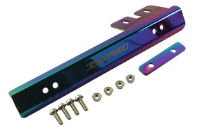 JDMSPEED Neo Chrome Universal Front Bumper License Plate Bracket Relocator Holder Bar
