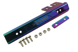 JDMSPEED Neo Chrome Universal Front Bumper License Plate Bracket Relocator Holder Bar