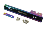 JDMSPEED Neo Chrome Universal Front Bumper License Plate Bracket Relocator Holder Bar