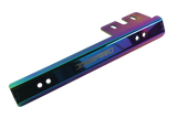 JDMSPEED Neo Chrome Universal Front Bumper License Plate Bracket Relocator Holder Bar
