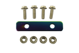 JDMSPEED Neo Chrome Universal Front Bumper License Plate Bracket Relocator Holder Bar