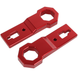 JDMSPEED Red Front Tow Hook Heavy Duty Bumper Towing Hook Kit For Ford F-150 Raptor 2009