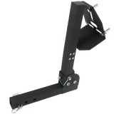 JDMSPEED Trailer Hitch Spare Tire Carrier Adjustable Hitch with 2Inch Receiver For Truck