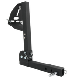 JDMSPEED Trailer Hitch Spare Tire Carrier Adjustable Hitch with 2Inch Receiver For Truck