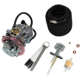 JDMSPEED Carburetor W/ Fuel Petcock Switch For Kawasaki KLF300 Bayou 300 1986-1995 Carb